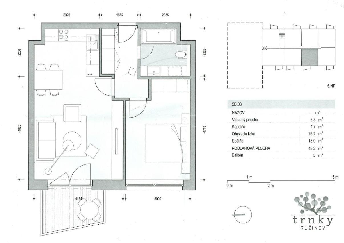 Air-Conditioned, 2 Room Apartment With Terrace Pressburg Exterior foto