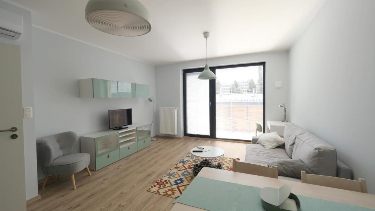 Air-Conditioned, 2 Room Apartment With Terrace Pressburg Exterior foto